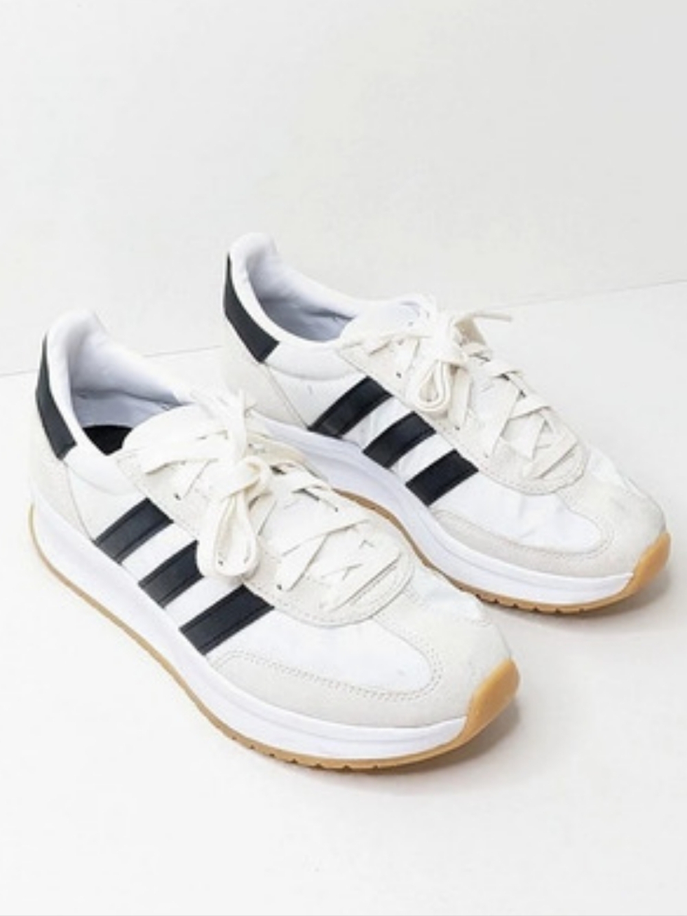 adidas Run 70s 2.0 Shoes Sneakers White Black Womens 6.5